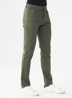 Five Pocket Pants Khaki Green from Shop Like You Give a Damn