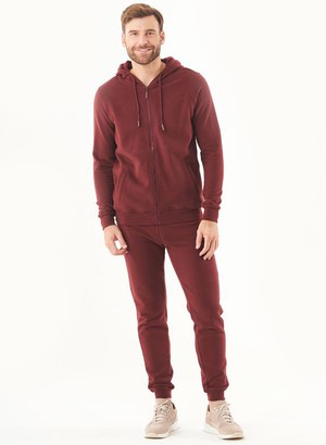 Sweat Jacket Soft Touch Bordeaux from Shop Like You Give a Damn