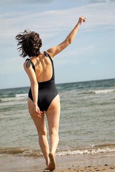 Swimsuit Aegean Black via Shop Like You Give a Damn