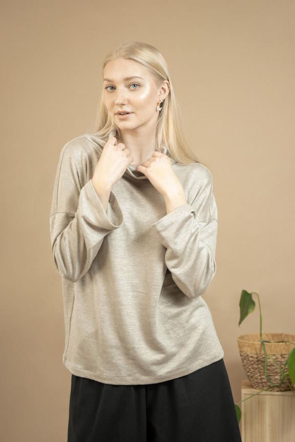 Sweater Peaceful Being Sand from Shop Like You Give a Damn