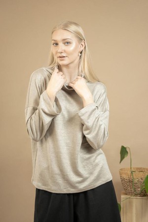 Sweater Peaceful Being Sand from Shop Like You Give a Damn