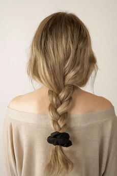 Scrunchie Aurora Black via Shop Like You Give a Damn