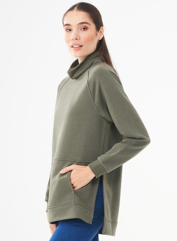 Sweatshirt Khaki Green from Shop Like You Give a Damn