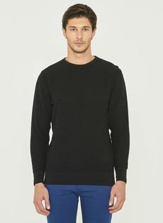 Knitted Sweater Black via Shop Like You Give a Damn