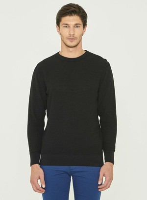 Knitted Sweater Black from Shop Like You Give a Damn