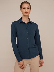 Blouse Cedar Petrol Blue via Shop Like You Give a Damn