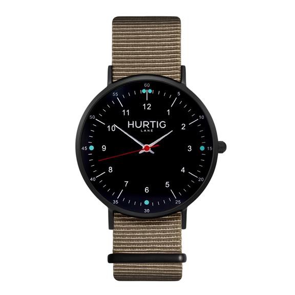 Moderna Nato Watch All Black & Sand from Shop Like You Give a Damn