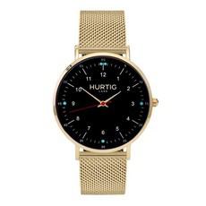 Moderna Steel Watch Gold, Black & Gold via Shop Like You Give a Damn