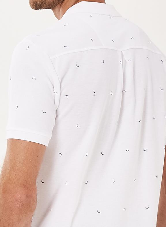 Polo Shirt Print White from Shop Like You Give a Damn