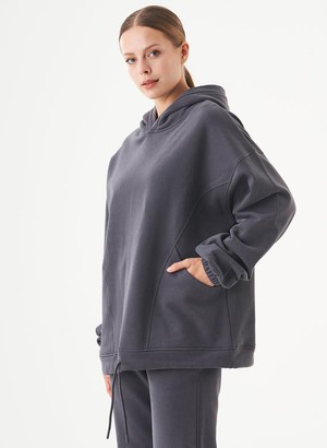 Oversized Hoodie Hande Dark Grey from Shop Like You Give a Damn