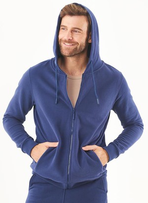 Sweat Jacket Soft Touch Navy from Shop Like You Give a Damn