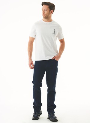 T-Shirt Organic Cotton Ski Off-White from Shop Like You Give a Damn