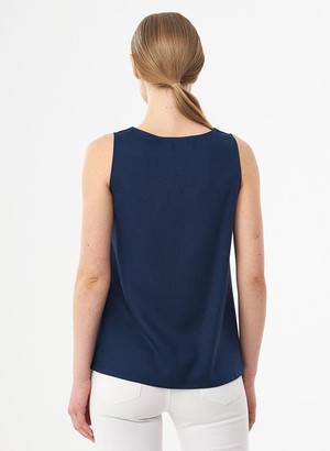 Sleeveless Top Navy from Shop Like You Give a Damn