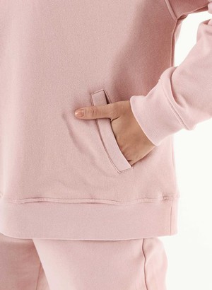 Sweat Hoodie Organic Cotton Dusty Pink from Shop Like You Give a Damn
