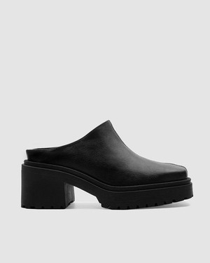 Squared Mule Black from Shop Like You Give a Damn