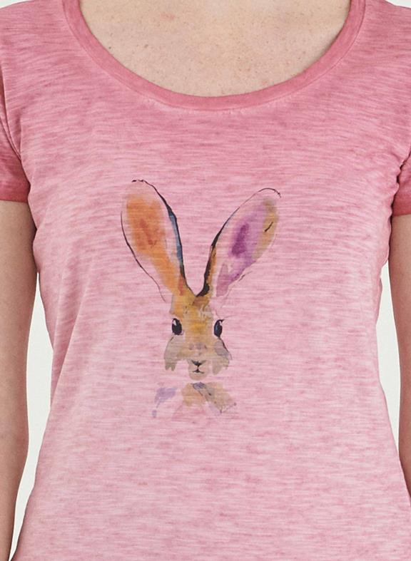 T-Shirt Organic Cotton Print Pink from Shop Like You Give a Damn