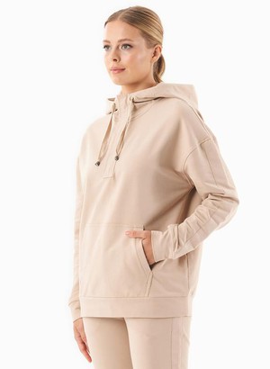 Sweat Hoodie Organic Cotton Beige from Shop Like You Give a Damn
