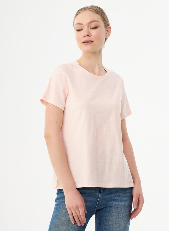 Basic T-Shirt Organic Cotton Light Pink from Shop Like You Give a Damn