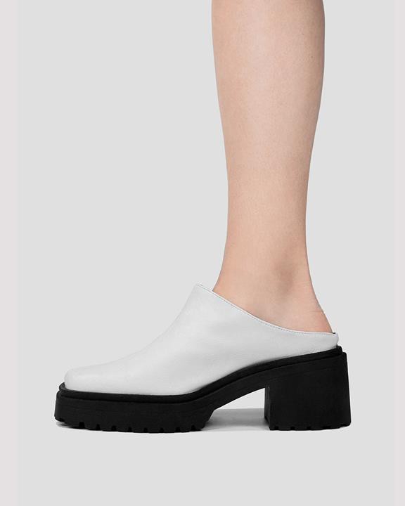 Squared Mule White from Shop Like You Give a Damn