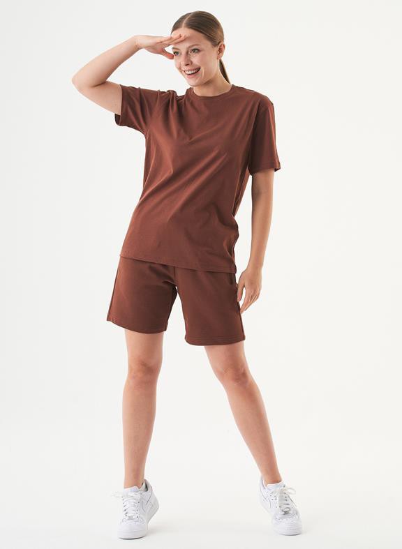 Shorts Sheyma Coffee Brown from Shop Like You Give a Damn