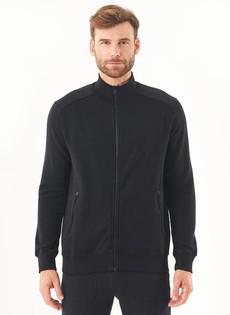 Soft Touch Sweat Jacket Black via Shop Like You Give a Damn