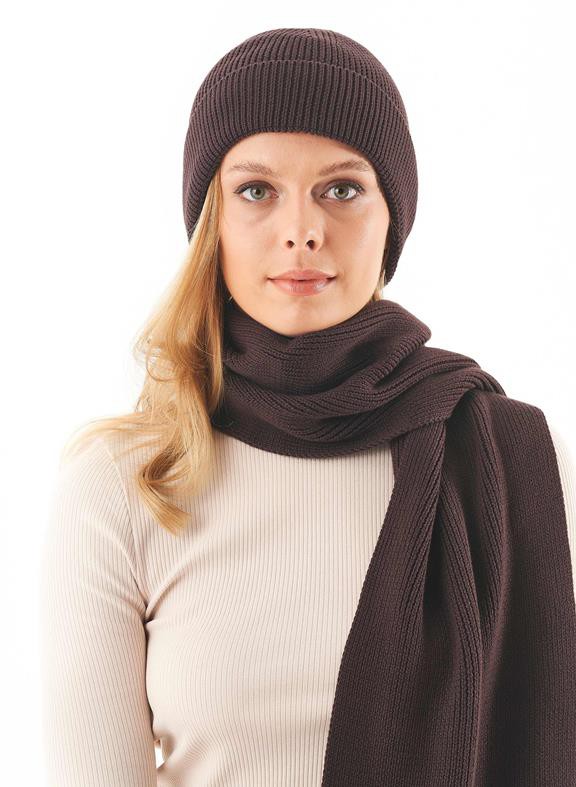 Unisex Scarf Organic Cotton Espresso from Shop Like You Give a Damn