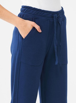 Wide Joggers Navy Blue from Shop Like You Give a Damn