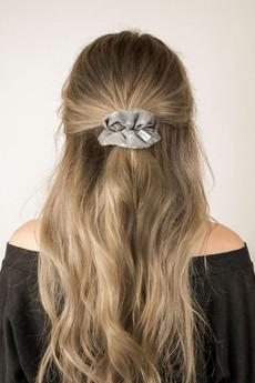 Scrunchie Aurora Lunisolar Gray via Shop Like You Give a Damn
