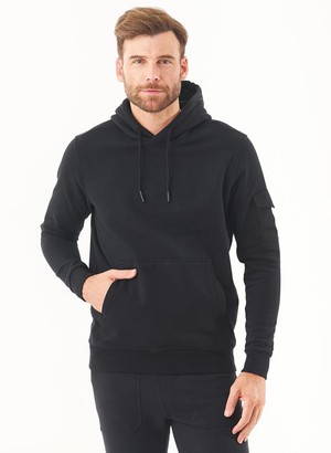 Soft Touch Sweat Hoodie Black from Shop Like You Give a Damn