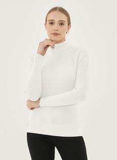 Turtleneck Off White via Shop Like You Give a Damn