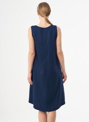 Sleeveless Dress Navy from Shop Like You Give a Damn