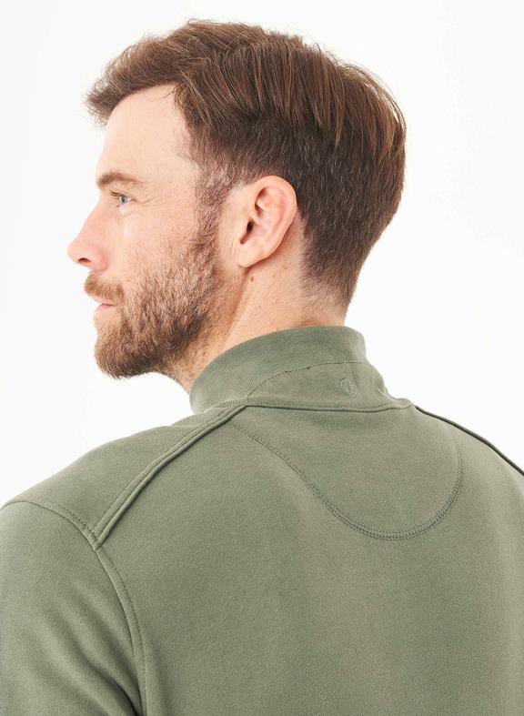 Soft Touch Sweat Jacket Mid Olive from Shop Like You Give a Damn