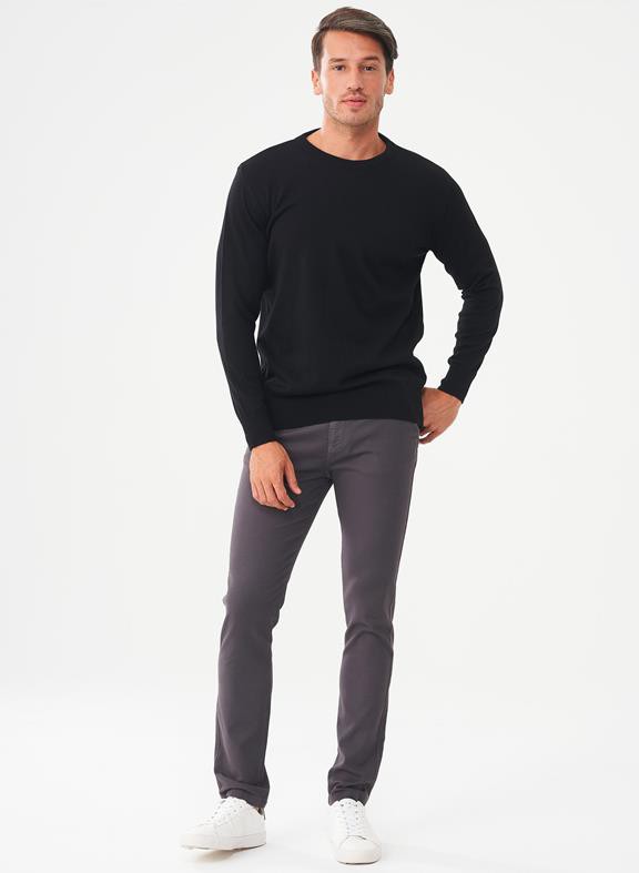 Skinny Chino Pants Dark Grey from Shop Like You Give a Damn