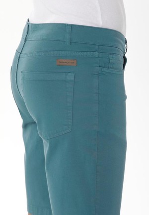 Shorts Five Pocket Petrol Green from Shop Like You Give a Damn
