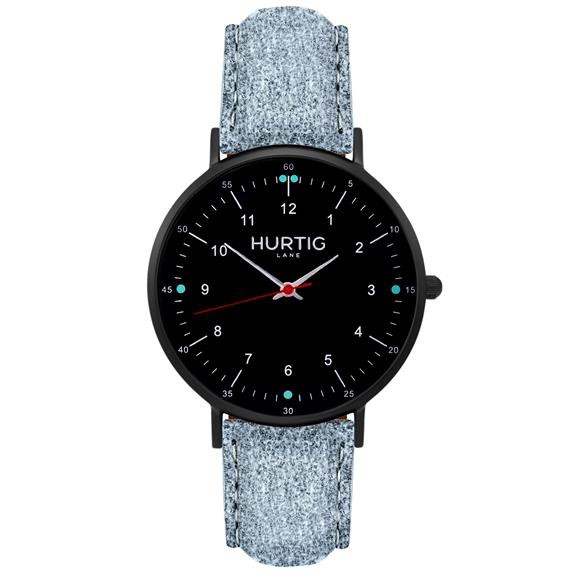 Watch Moderna Suede Black & Dark Green from Shop Like You Give a Damn