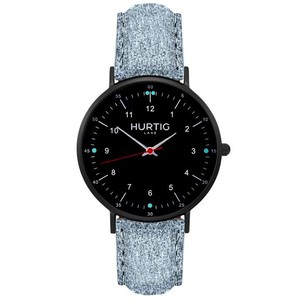 Watch Moderna Suede Black & Dark Green from Shop Like You Give a Damn