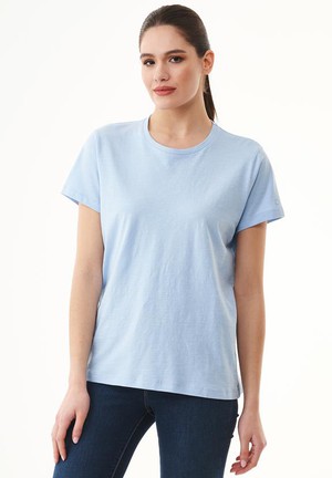 T-Shirt Basic Powder Blue from Shop Like You Give a Damn