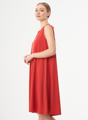 Sleeveless Jersey Dress Red from Shop Like You Give a Damn
