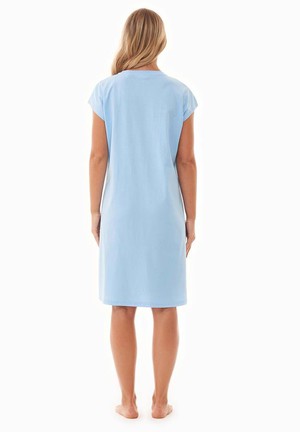 Night Gown With Print Danveer Light Blue from Shop Like You Give a Damn