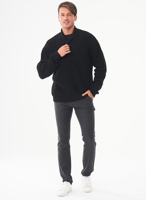 Jogger Fit Chinos Black from Shop Like You Give a Damn