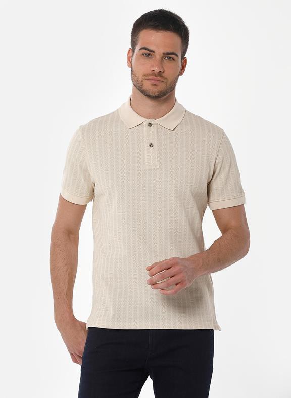 Polo Print Beige from Shop Like You Give a Damn