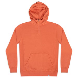birling organic cotton quarter zip hoodie from Silverstick