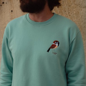 matt sewell tree sparrow organic sweat from Silverstick