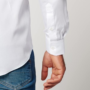 Shirt - Slim Fit - Circular White from SKOT