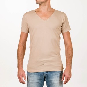 Basic T-shirt Invisible Deep V-neck Men | 2-pack from SKOT