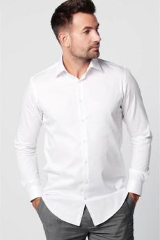 Shirt - Slim Fit - Serious White (Last stock) via SKOT