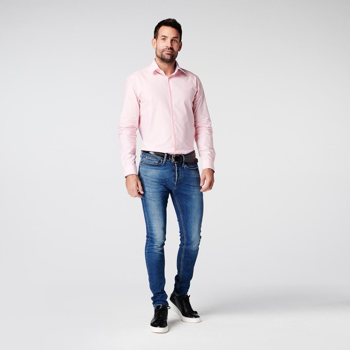 Shirt - Slim Fit - Checkered Pink from SKOT