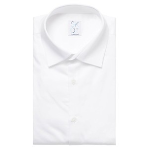 Shirt - Slim Fit Sleeve Lenght 7 - Circular White from SKOT