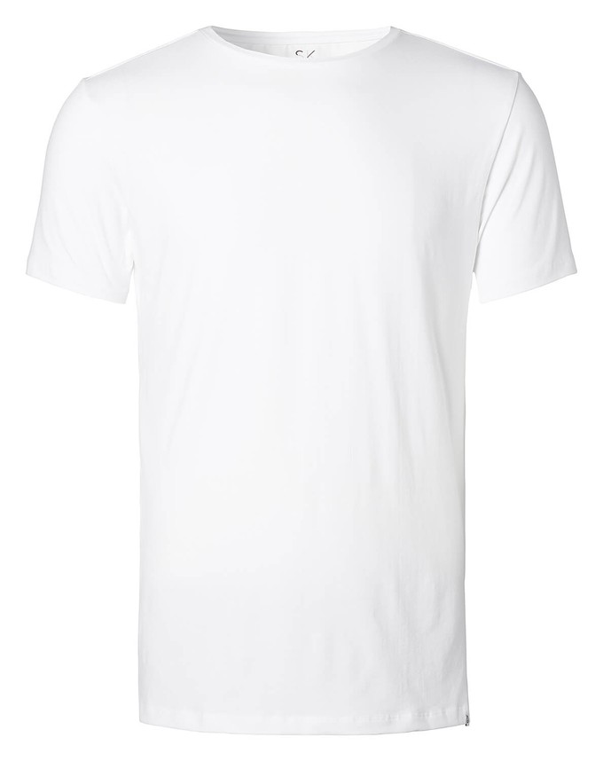 T-shirt White Round Neck Men | 2-pack | Slim Fit from SKOT