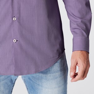 Shirt - Slim Fit - Checkered Purple from SKOT